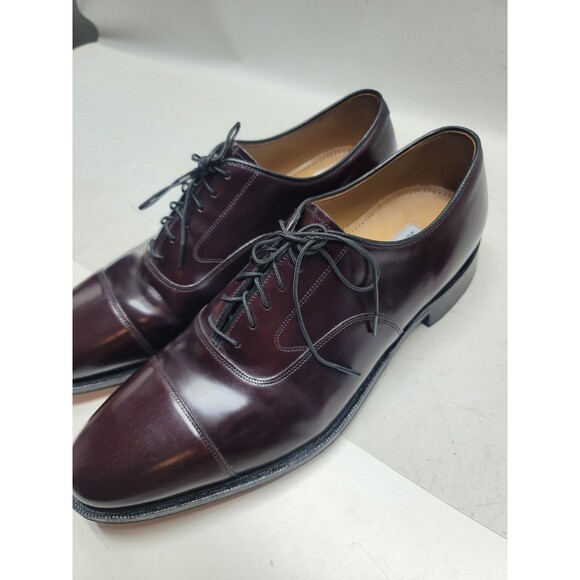 Johnston & Murphy Melton Men\'s 12 22-02985 Optima Burgundy Cap Toe Oxford Shoes main image 10